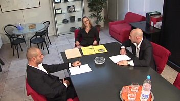 Business meeting orgy